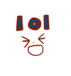 デカ文字英語！日常・天気・挨拶（個別スタンプ：17）