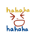 デカ文字英語！日常・天気・挨拶（個別スタンプ：19）