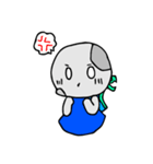ヒトガタちゃんとモアイくん（個別スタンプ：2）
