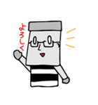 ヒトガタちゃんとモアイくん（個別スタンプ：5）