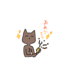 スリムなねこさん（個別スタンプ：22）