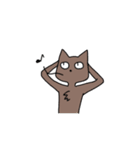 スリムなねこさん（個別スタンプ：25）
