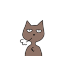 スリムなねこさん（個別スタンプ：32）