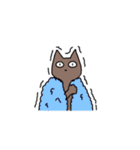 スリムなねこさん（個別スタンプ：37）