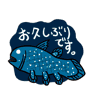 丁寧に話す海の魚と仲間たち（個別スタンプ：28）