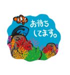 丁寧に話す海の魚と仲間たち（個別スタンプ：29）