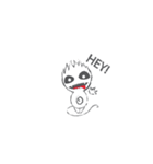 白い化け物（個別スタンプ：4）