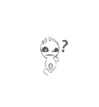 白い化け物（個別スタンプ：9）