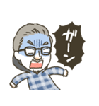 眼鏡のパパスタンプ（個別スタンプ：5）