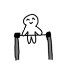 常にニコニコしている人のスタンプ（個別スタンプ：17）