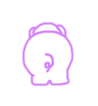 一筆書きぞうさん（個別スタンプ：6）