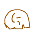 一筆書きぞうさん（個別スタンプ：12）