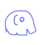 一筆書きぞうさん（個別スタンプ：16）