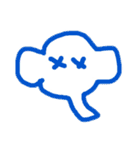 一筆書きぞうさん（個別スタンプ：20）
