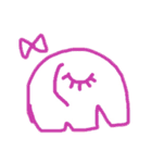 一筆書きぞうさん（個別スタンプ：23）