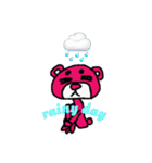 まろクマモジモジ3  〜English ver〜（個別スタンプ：14）