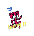 まろクマモジモジ3  〜English ver〜（個別スタンプ：19）