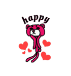 まろクマモジモジ3  〜English ver〜（個別スタンプ：21）