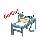 銅版画DAYS（個別スタンプ：14）