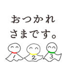 何を始めても三日坊主の人の日常敬語（個別スタンプ：18）