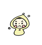 とんがりフードのコビト赤ちゃん（個別スタンプ：13）