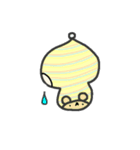 とんがりフードのコビト赤ちゃん（個別スタンプ：16）