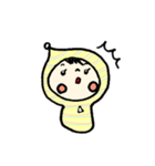 とんがりフードのコビト赤ちゃん（個別スタンプ：25）