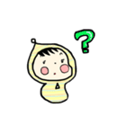 とんがりフードのコビト赤ちゃん（個別スタンプ：28）