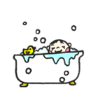 とんがりフードのコビト赤ちゃん（個別スタンプ：38）