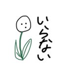 お花スタンプ。（個別スタンプ：34）