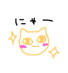 ねこ てがき（個別スタンプ：3）