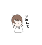 雑な返しをする ゆる絵スタンプ（個別スタンプ：3）