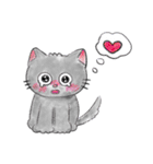 うるうるチビ猫（個別スタンプ：9）