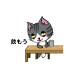 勇者を目指す猫と仲間たち。飯屋 医者 他（個別スタンプ：33）