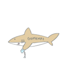 かわいい サメ のスタンプ（個別スタンプ：6）