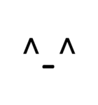 一文字疑問スタンプ（個別スタンプ：8）
