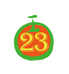 maruの数字0〜38（個別スタンプ：25）