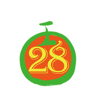 maruの数字0〜38（個別スタンプ：30）
