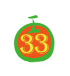 maruの数字0〜38（個別スタンプ：35）