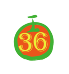 maruの数字0〜38（個別スタンプ：38）