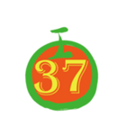 maruの数字0〜38（個別スタンプ：39）