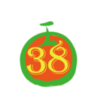 maruの数字0〜38（個別スタンプ：40）