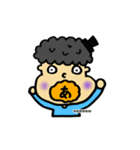 もじゃ帽（個別スタンプ：6）