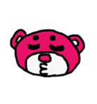 まろクマモジモジ4（個別スタンプ：3）
