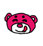 まろクマモジモジ4（個別スタンプ：4）