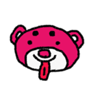 まろクマモジモジ4（個別スタンプ：7）