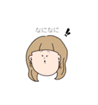 \前髪ぱっつん子の日常//（個別スタンプ：8）