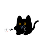 黒猫のくろは（個別スタンプ：18）