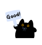 黒猫のくろは（個別スタンプ：25）