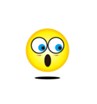 動くFACE YELLOW BALL（個別スタンプ：18）